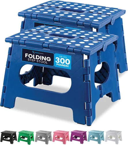 Miniatura 12 de Handy Laundry Taburete plegable de paso - Taburete plegable lo suficientemente resistente para apoyar a adultos y lo suficientemente seguro