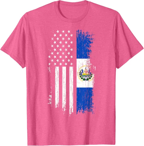 Miniatura 39 de Camiseta de la bandera de Estados Unidos salvadoreño - Camiseta de El Salvador USA