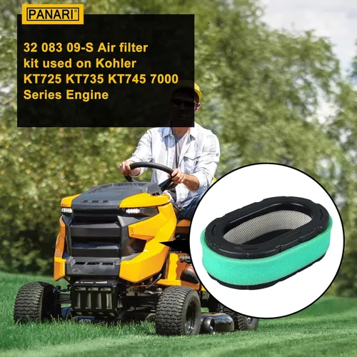 Miniatura 2 de Kit de mantenimiento Panari Serie 7000 Filtro de aire 32 083 09-S para Kohler KT715 KT725 KT730 KT735 KT740 KT745 KT610 KT620 19HP-26HP Motor Cub