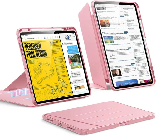 Miniatura 30 de ESR - Funda para iPad Air de 11 pulgadas M3/M2 (2025/2024), iPad Air de 5ª/4ª generación (2022/2020), funda con soporte vertical, múltiples ángulos