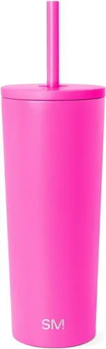 Miniatura 82 de Simple Modern- Vaso con aislamiento, c/tapa y pajilla Taza de viaje Botella de agua de ac. inox. reutilizable Unisex Colecc. Classic 24 oz