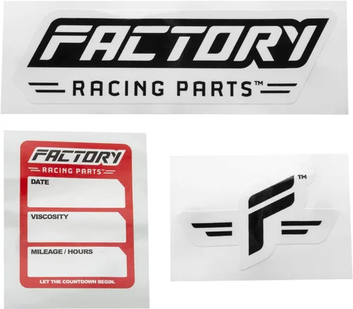 Miniatura 7 de Kit de cambio de aceite Factory Racing Parts compatible con Yamaha Grizzly, Kodiak – Incluye 3 cuartos de aceite sintético completo SAE 10W-40, 1