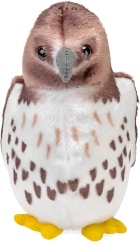 Miniatura 2 de Wild Republic Audubon Birds - Peluche de halcón de cola roja con auténtico sonido de pájaro, animal de peluche, juguetes de pájaros para niños