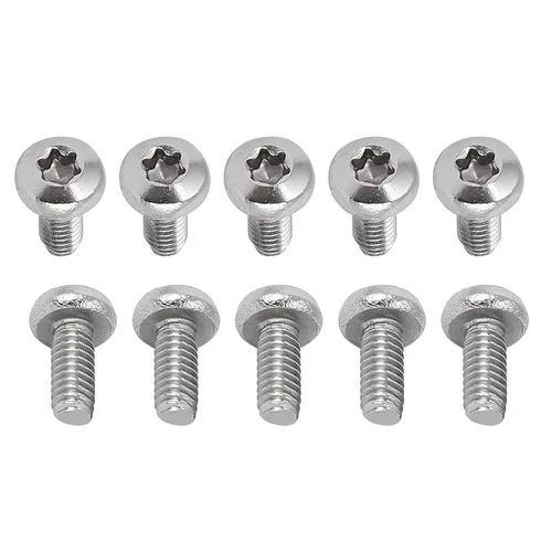 Miniatura 19 de DTGN Tornillos Torx de cabeza plana M1.0.236x0.118 in (DXL), paquete de 20, buenos para maquinaria, sujetadores de seguridad Torx de acero