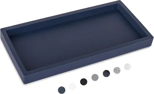 Miniatura 23 de Bandeja de baño, pequeña bandeja de tocador de silicona, jabonera, soporte para esponja, organizador de fregadero de cocina, accesorios de baño