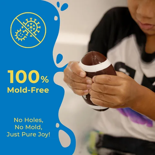 Miniatura 3 de SplashEZ Juguetes de Baño Deportivos para Bebés Juguetes de Baño sin Molde para Niños y Pequeños sin Agujeros para Agua Juego de Pelotas