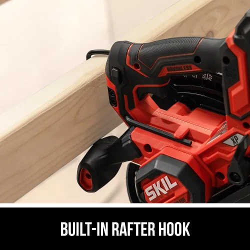 Miniatura 7 de SKIL PWR CORE 20 sin escobillas 20V 7-1/4" 5300 RPM, kit de sierra circular que incluye batería de litio de 4.0Ah y cargador rápido-CR5440B-10
