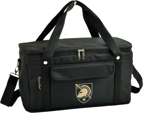 Black Knights - Enfriador semirrígido plegable a prueba de fugas con licencia del ejército para 42 latas, diseñado y aprobado por calidad en los