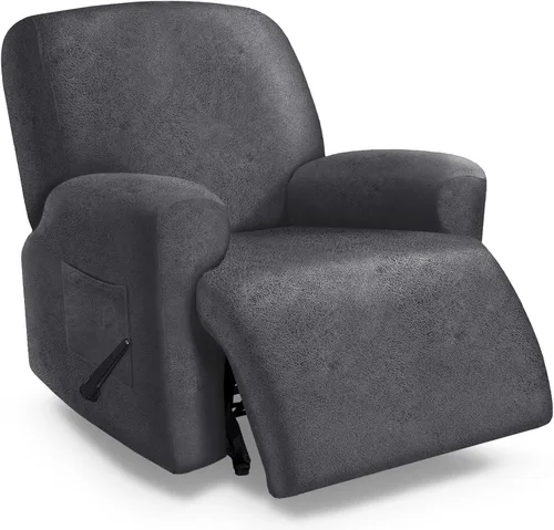Miniatura 80 de molasofa Fundas de cuero para sillas reclinables, fundas para sillas reclinables grandes para silla reclinable, 4 piezas, fundas lavables que se