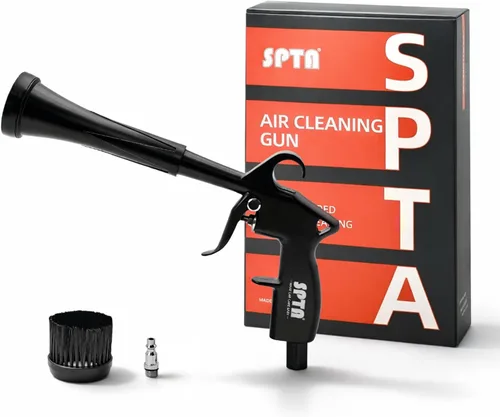 SPTA Pistola de Limpieza de Coche, Bocina de Soplido de Coche Cabeza de Trompeta Secador de Alta Presión Bocina de Soplido, Kit de Pistola de