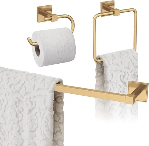 Miniatura 16 de Amerock Níquel cepillado Appoint 5 piezas Juego de accesorios de baño