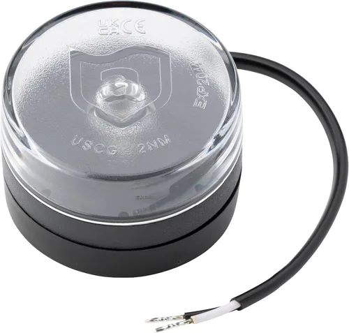 attwood 5580A7 Waketower - Luz de navegación LED para barco marino, plateado, talla única (5580-A7)