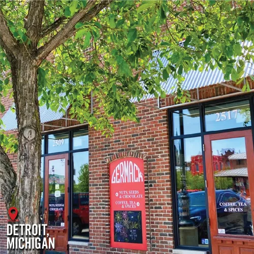 Miniatura 5 de Germack Pistachio Company Detroit, consigue tu merienda en la mezcla de bar dulce y picante para fiestas, bolsa de 7 onzas, juego de 2