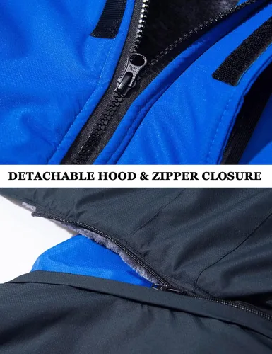 Miniatura 5 de BIYLACLESEN Men's Winter Coats Fleece Lined Ski Jacket Warm Windbreaker Parka