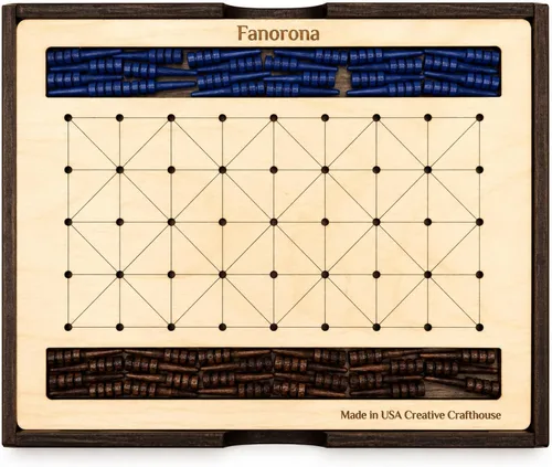 Fanorona Game – juego de estrategia para 2 personas | Capture by approaching or withdrawing, a centuries-old Madagascar contest of tactics, includes
