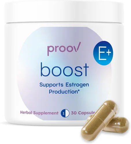 Proov - Suplemento Boost para mujeres - Promueve la producción de estrógeno - Fertilidad y apoyo menopáusico para mujeres - Equilibrio hormonal -