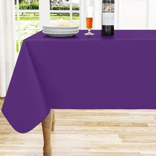 Miniatura 35 de homing - Mantel cuadrado de vinilo, mantel de plástico impermeable y a prueba de derrames con respaldo de franela, cubierta de mesa fácil de limpiar