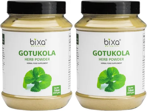 Miniatura 5 de bixa BOTANICAL Suplemento de hierbas naturales ayurvédicas Gotu Kola (Centella Asiatica) Pure Authentic Premium Quality Mejora la salud general