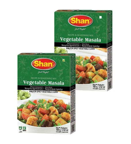 Miniatura 129 de Shan Korma Recipe and Seasoning Mix 1.76 oz (50g) - Spice Powder for Traditional Meat in Yogurt Sauce - Suitable for Vegetarians - Airtight Bag in a