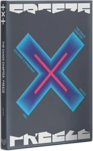 TXT Tomorrow X Together The Chaos Chapter : Álbum de congelación (versión tu) CD+Póster+Photobook+Paquete de calcomanías+Libro de letras+Libro