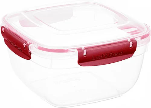 Miniatura 10 de Superio Recipiente de plástico para almacenamiento de alimentos con tapa hermética para cocina, 10 tazas, 80 onzas, libre de BPA, a prueba de fugas