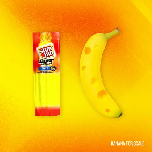 Miniatura 6 de Slim Jim Beef & Cheese Stick, sabor suave, 1.5 oz. 18Contado, paquete de 6