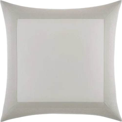 Nautica - Funda europea, ropa de cama de algodón con cierre de cremallera, elegante juego de cama (Saybrook Beige, 26 x 26 pulgadas)