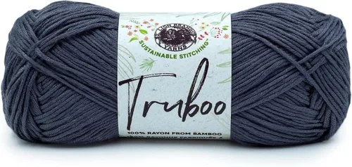 Miniatura 39 de (1 Madeja) Lion Brand Yarn Truboo Yarn, Aguamarina