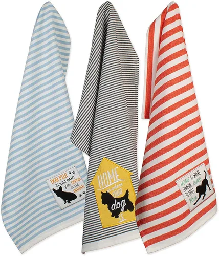 Miniatura 14 de DII Everyday Pets Kitchen Collection - Juego de paños de cocina absorbentes, 18x28, Dog Person, 3 unidades Perro Persona