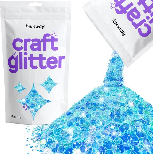 Miniatura 41 de Hemway Craft Glitter - Rojo Copos de lentejuelas metálicas de varios tamaños para manualidades de resina y epoxi Suministros para vasos