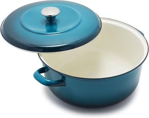Miniatura 18 de Merten & Storck - Horno holandés de hierro esmaltado alemán color azul