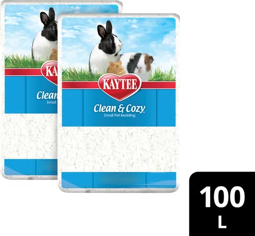 Miniatura 9 de Kaytee Clean & Cozy - Ropa de cama de papel blanco, hecha para animales pequeños, 100 litros, paquete de 2