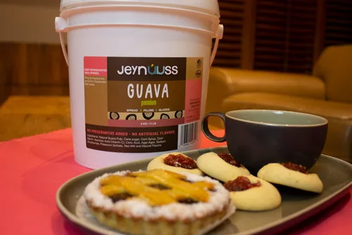 Miniatura 3 de Jeynuuss Premium - Pasta de guayaba y pastelería (11 libras) a granel para hornear, pasteles, donas y empanadas, Kosher y sin gluten, gelatina