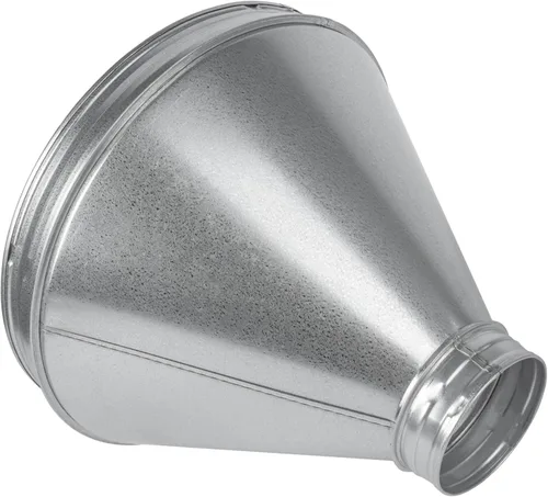 Miniatura 10 de Reductor de conducto redondo de 6 a 4 pulgadas - Aumentador de tubería de acero galvanizado de ajuste macho - Acoplamiento para sistemas