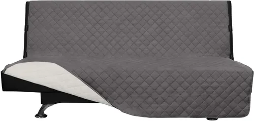 Miniatura 65 de Easy-Going - Funda para sofá, futón y sillón sin reposabrazos, reversible, resistente al agua, para mascotas y niños (azul oscuro/azul claro)