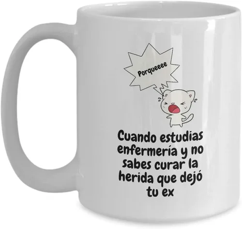 Enfermera | Estudiante de Enfermeria | Se Habla en Español | Dimelo en Espanol | LatinPride Mug | Sopa de letras en Español | Vanidades en Espanol