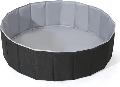 Miniatura 10 de Pozo de pelotas para bebés, bebés, perros, gatos, niños pequeños, tienda de campaña plegable, corralito de juegos con bolsa de almacenamiento, Beige