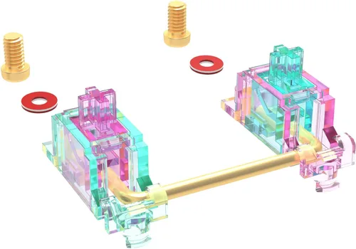 Miniatura 14 de Estabilizador DUROCK V3, estabilizadores de tornillo con cables de 2u 6.25u 7u, estabilizadores de teclado de montaje en PCB para teclados mecánicos