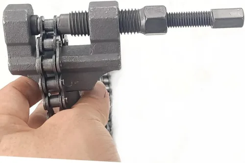 Miniatura 5 de Cadena de rodillos estándar 530 para motocicleta, 120 eslabones + rompedor de cadena para motocross de 50 cc-125 cc Dirt Pit Bike ATV Quad Go Kart