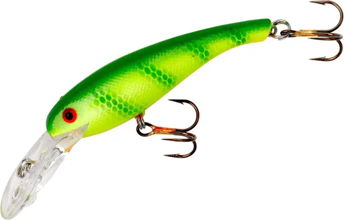 Miniatura 11 de Cotton Cordell Wally Diver Walleye Crankbait Señuelo de pesca Gancho Chartreuse