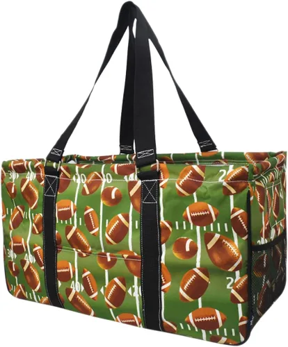Miniatura 25 de NGIL Bolsa de comestibles reutilizable extra grande plegable de gran tamaño para comestibles, almacenamiento, picnic, playa, Flecha-negro