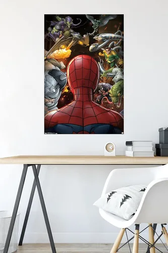 Miniatura 4 de Trends International Marvel Comics - Póster de pared de Spider-Man - Villains, 22.375 x 34 pulgadas, versión premium sin marco