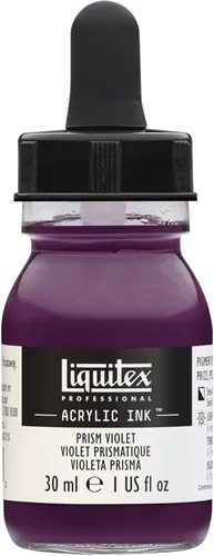Miniatura 52 de Liquitex - Pintura acrílica profesional INK! Jarro de 1 onza, color blanco de titanio Bronce Rico Iridiscente