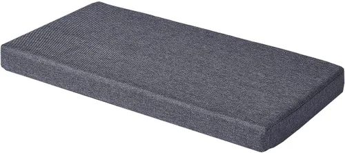 Miniatura 11 de Cojín de banco de piano de 32 x 12 pulgadas para almacenamiento de zapatos en interiores con lazos, antideslizante, para mesa de picnic y asiento