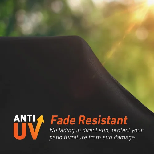 Miniatura 4 de Arcedo Fundas impermeables de 2 plazas para muebles de patio, resistente a la intemperie, funda de sofá para silla de exterior, 54 pulgadas de ancho