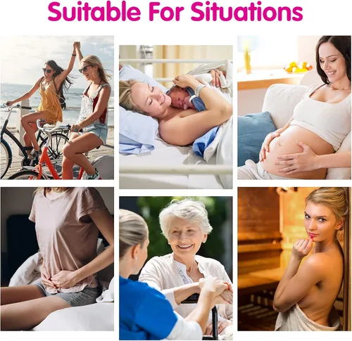 Miniatura 7 de Paquete de 4 calzones desechables de malla lavable para mujeres hospitales que proporcionan recuperación quirúrgica, incontinencia