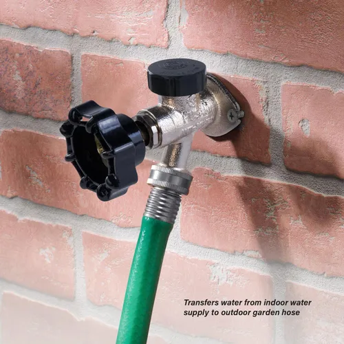 Miniatura 8 de Midline Valve Llave de sillín antiescarcha de 6 pulgadas con rompedor de vacío integral, latón cromado, sin plomo, entrada MIP/sudor de 1/2 pulgada