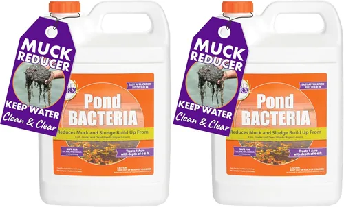 Miniatura 12 de Pondworx Pond Bacteria - Concentrado y formulado para características del agua - Seguro para Koi - 16 onzas y trata hasta 2,500 galones de agua