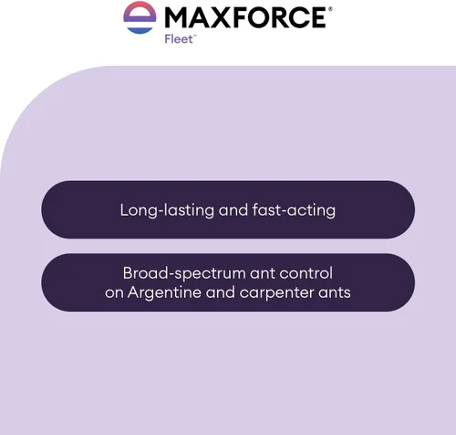 Miniatura 4 de Maxforce Fleet Ant Bait Gel (4 x 0.95 oz) – Ant Killer de acción más rápida con fipronil – Uso en interiores y exteriores – Mata colonias enteras