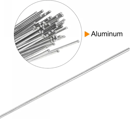 Miniatura 3 de uxcell Varillas de soldadura de aluminio Alambre de soldadura de aluminio Herramienta de reparación multiusos 1/16 "x 12.99" 10 piezas